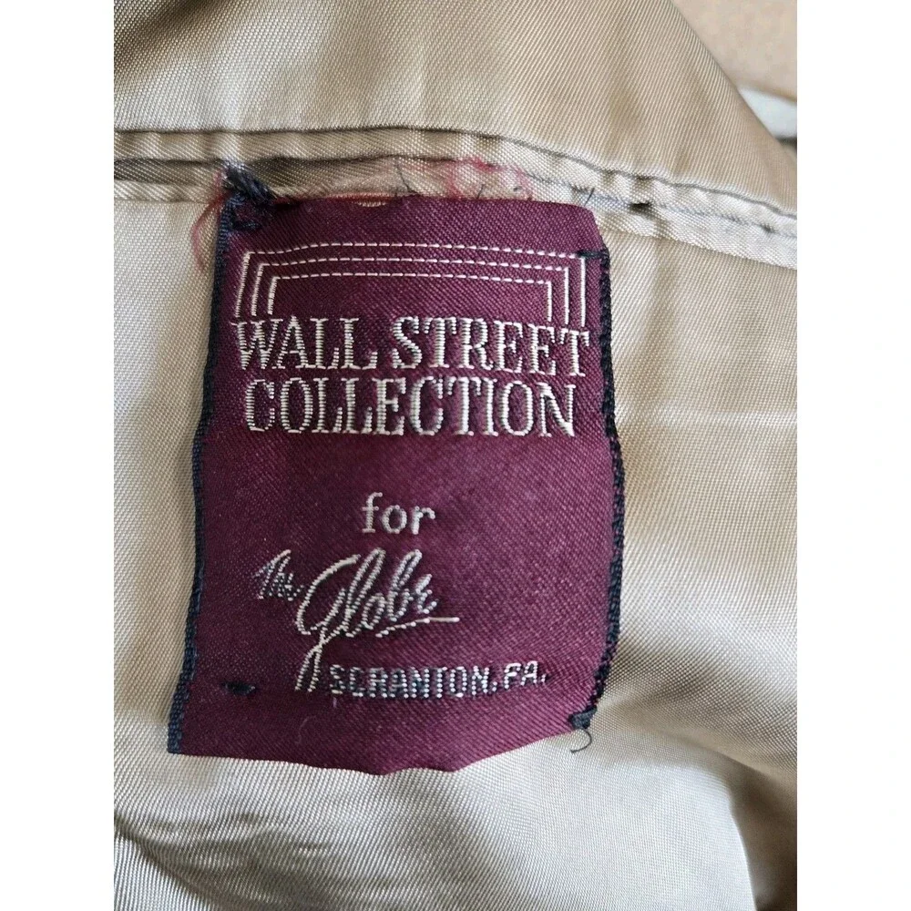 The Globe Mens Blazer 46R Brown Camel Hair Sport Coat Jacket Business Formal